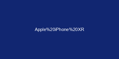 Apple iPhone XR